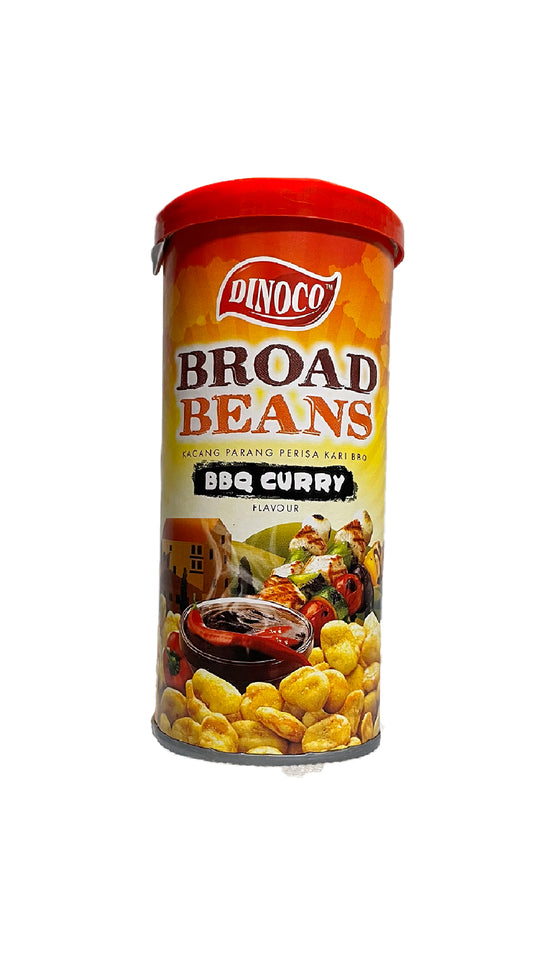 【DINOCO】ブランド　 そら豆バーベキューカレー味　140ｇ x 24